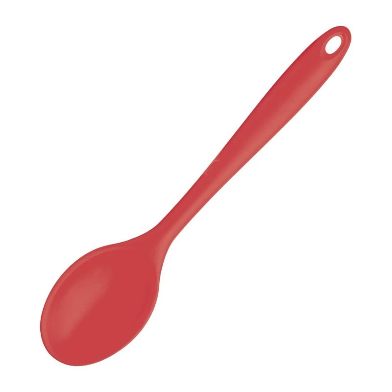 Vogue Kitchen Craft siliconen lepel rood 27cm