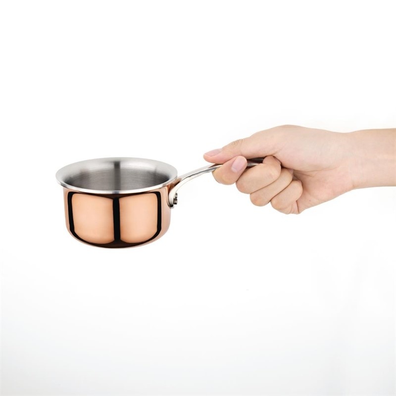 Vogue Vogue Triwall mini koperen steelpan 0,33L, foto 3 van 4