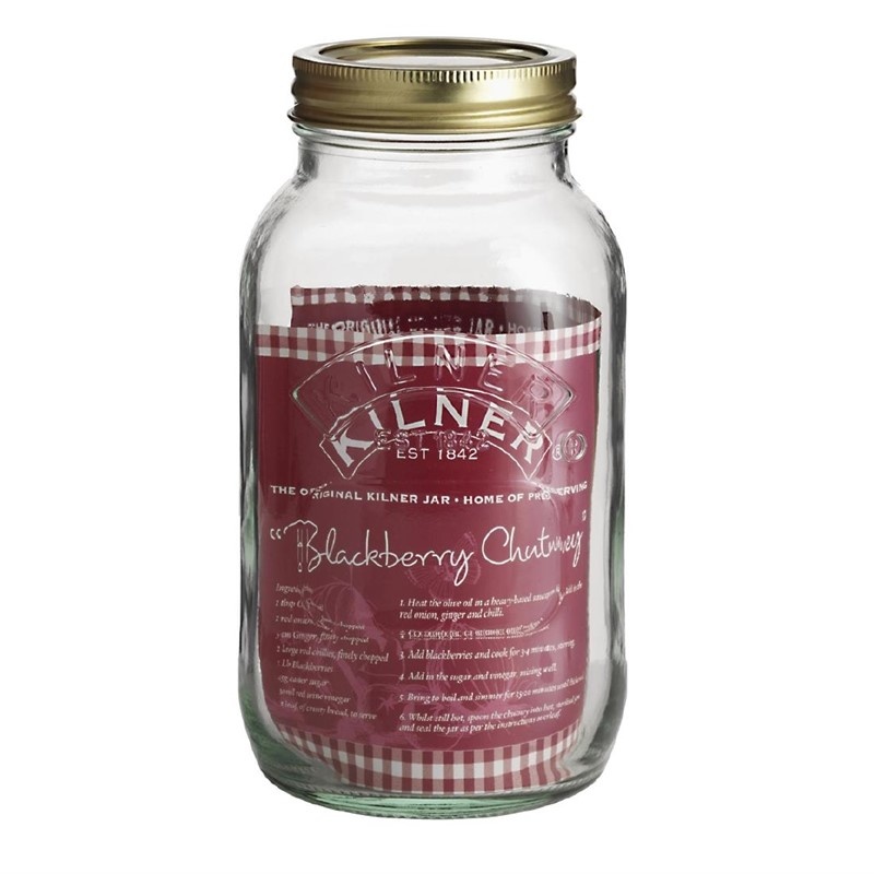 Kilner Kilner Weckpot met schroefdeksel 1 liter, foto 2 van 2