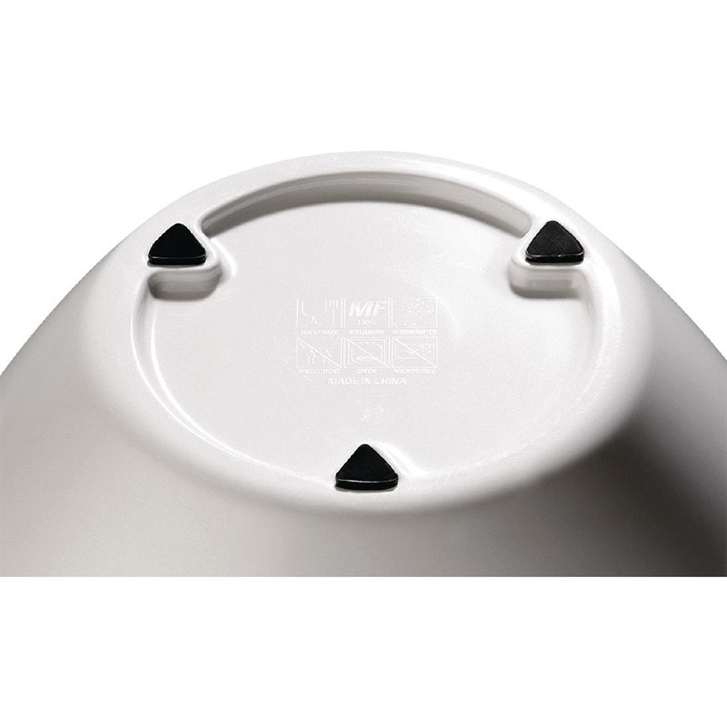 APS APS Balance melamine kom wit 2.5 liter | 24,5xH15cm., foto 2 van 2