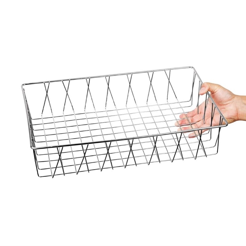 Olympia Olympia Buffetmand hoogglans RVS | 10x30x45cm, foto 2 van 2
