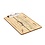 Olympia Olympia Klembord met papierklem hout-effect A5 | 24x16 cm.