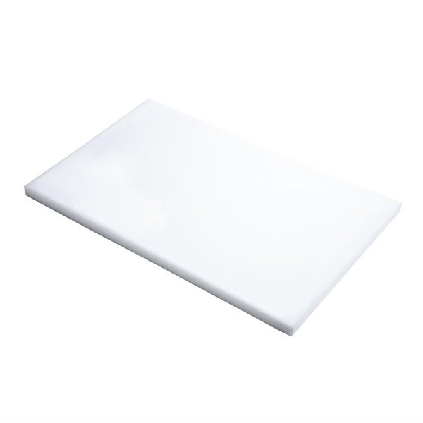 Gastro-M Gastro M Snijplank voor brood en kaas glad wit  HDPE | GN1/1 - 530x325x15 mm.