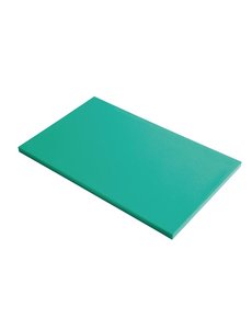 Gastro-M Snijplank glad groen voor groente en fruit HDPE | GN1/1 - 530x325x15 mm.