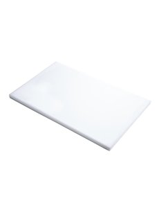 Gastro-M HDPE snijplank wit voor brood en kaas | 60x40x2cm