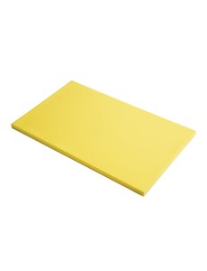 Gastro-M HDPE snijplank geel voor gevogelte | 60x40x2cm