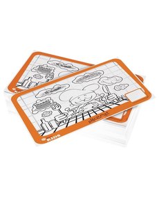 Dining Kids Placemats om in te kleuren voor kinderen | 200 stuks