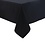 Mitre Essentials Mitre Essentials Ocassions tafelkleed zwart vierkant 100% polyester | 135 x135 cm.