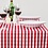 Mitre Essentials Mitre Comfort Gingham tafelkleed rood-wit | 100% polyester. 178x178cm