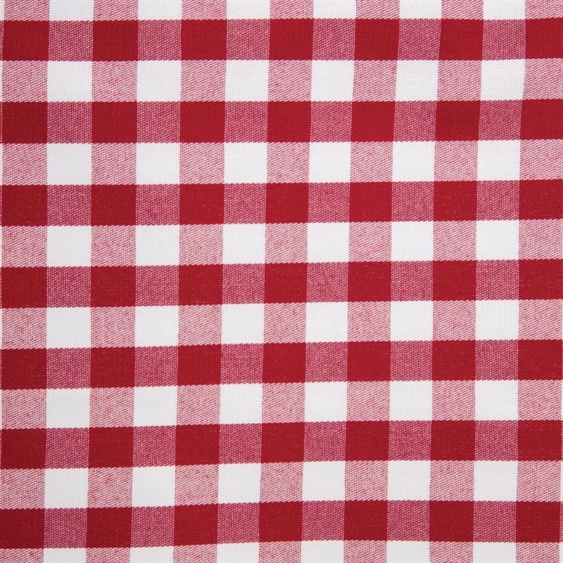 Mitre Essentials Mitre Comfort Gingham tafelkleed rood-wit | 100% polyester. 178x178cm, foto 3 van 4
