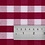 Mitre Essentials Mitre Mitre Comfort Gingham tafelkleed rood-wit | 	100% polyester. 89x89cm.