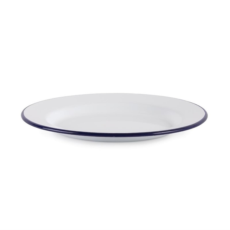Olympia Olympia Emaille bord Ø24,5cm | Stevige constructie | 6 stuks