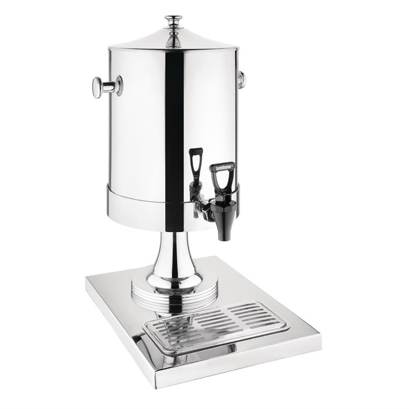 Olympia Olympia Melkdispenser met tapkraam 6.5 liter | RVS constructie