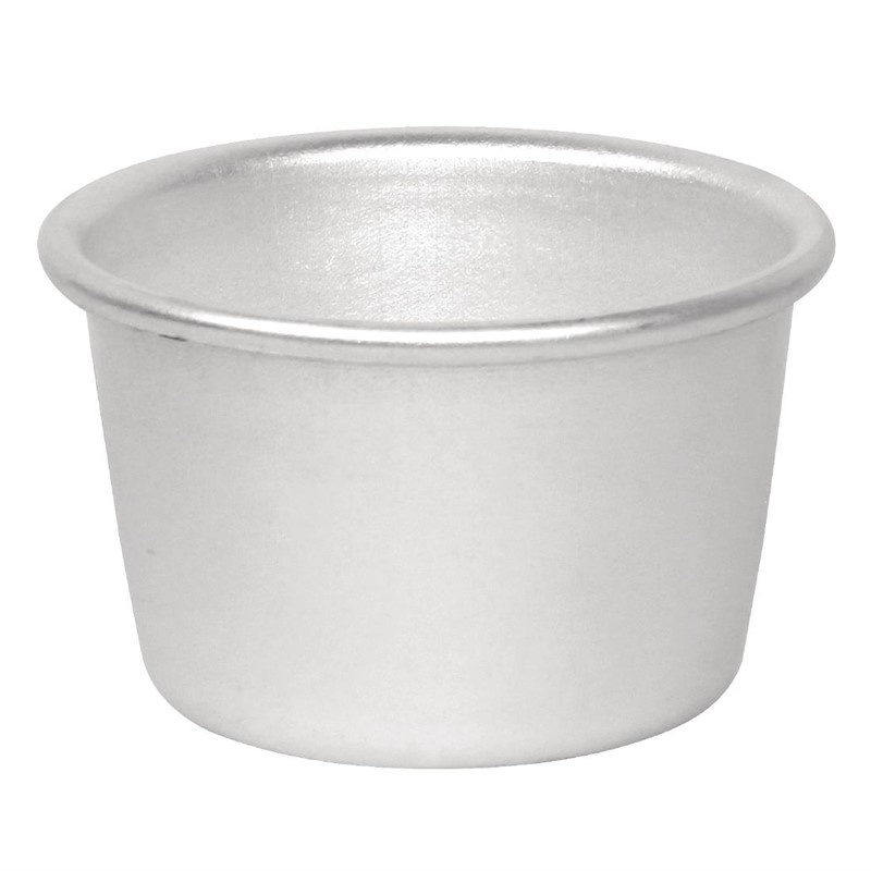 Vogue Bakvorm aluminium 85ml. | Ø5.5xH3.2cm. | 6 stuks