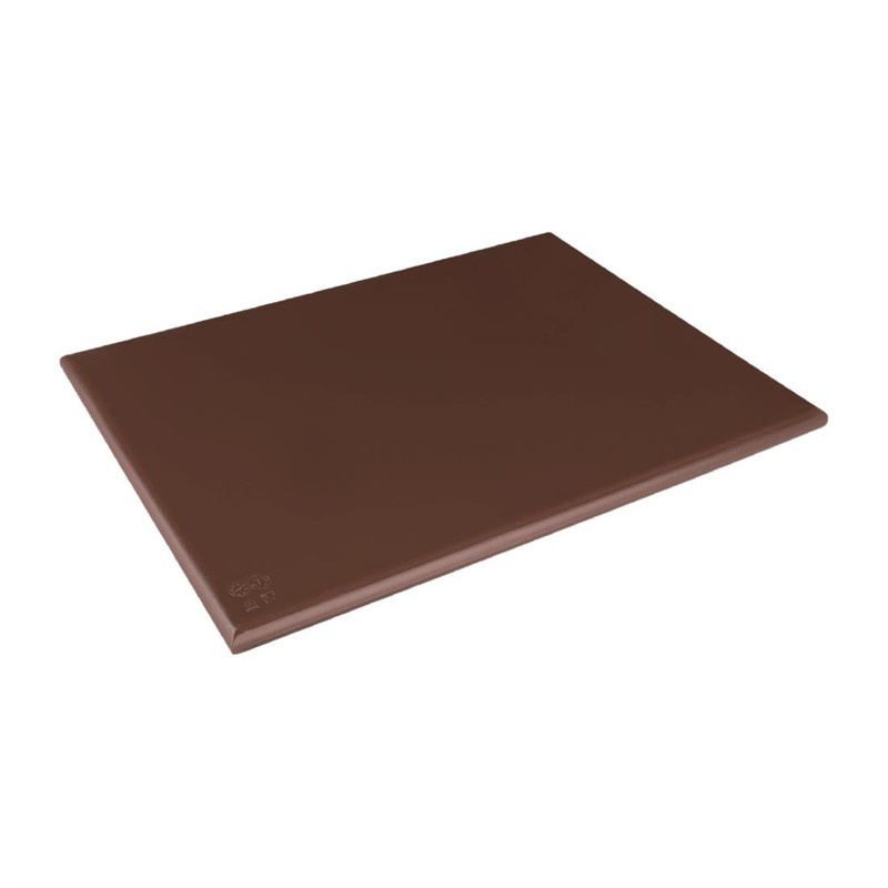 Hygiplas Hygiplas LDPE extra dikke snijplank bruin | 600x450x20mm | Bereid vlees, foto 2 van 3