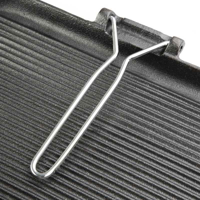 Vogue Grillpan gietijzer inductie | 22.5x38xH3.7cm., foto 3 van 4