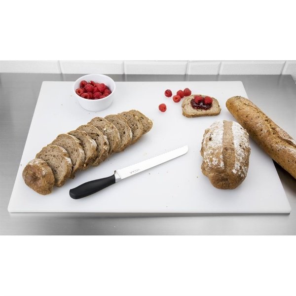 Hygiplas Hygiplas LDPE snijplank wit | 600x450x10mm | Brood en kaas