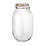 Vogue Vogue Conservenpot glas 1.5 liter | Sluit luchtdicht af | 22,2(h) x 8,9(Ø)cm