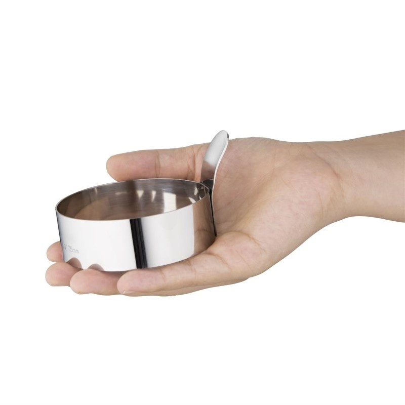 Vogue Vogue Eierbakring RVS | Ø7.5xH2.6 cm., foto 2 van 3
