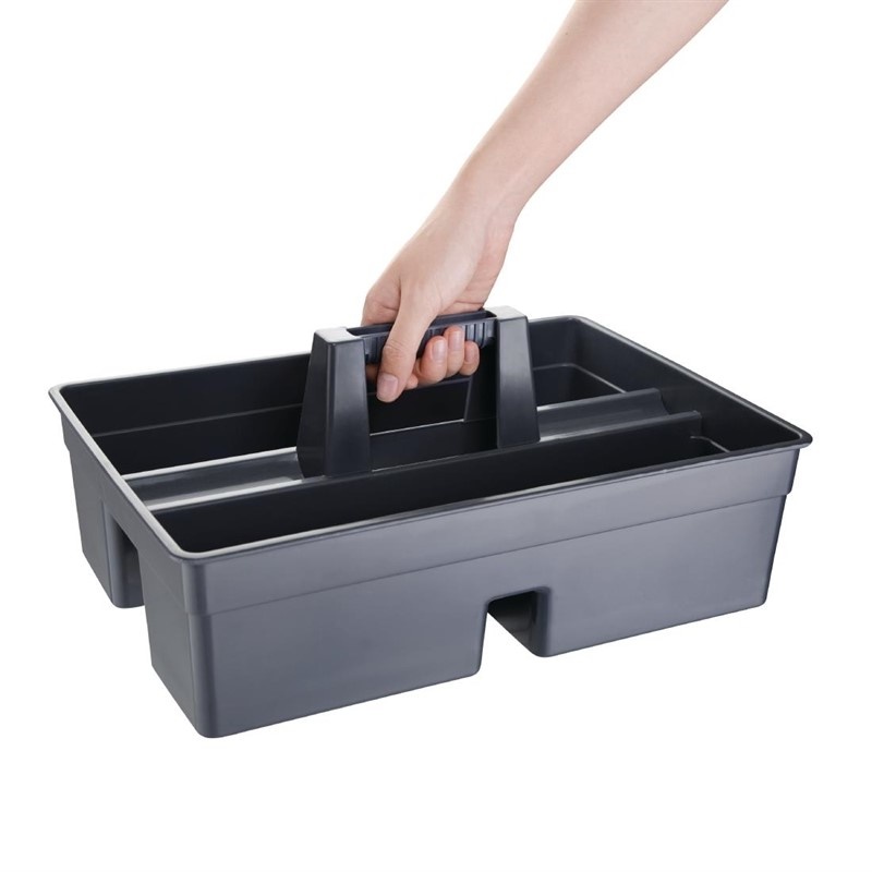 Jantex Jantex Draagcaddy met 3 grote compartimenten grijs | 40x25xH13 cm., foto 3 van 4