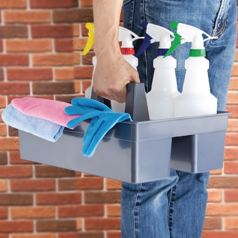 Jantex Jantex Draagcaddy met 3 grote compartimenten grijs | 40x25xH13 cm., foto 4 van 4