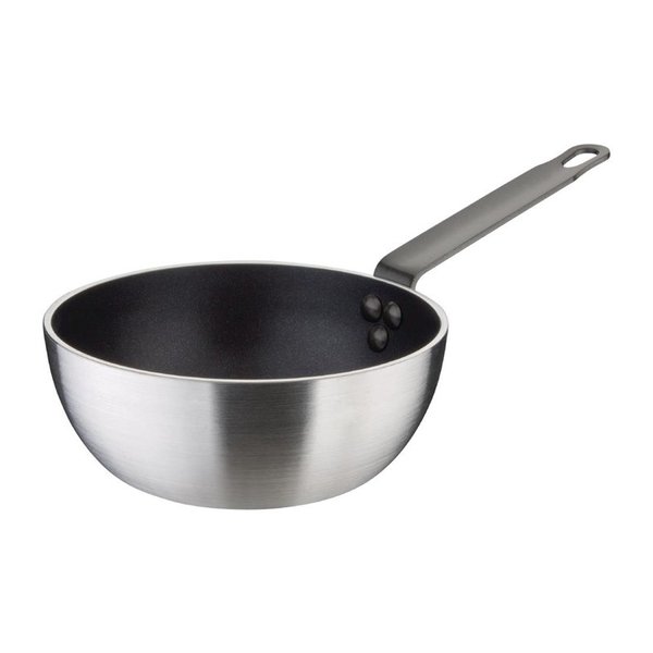 Vogue Vogue Anti-aanbak aluminium conische sauteuse | Ø20xH7.8cm