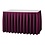 Dena Tafelrok met boxpleat plooi bordeaux | 410xH73 cm.