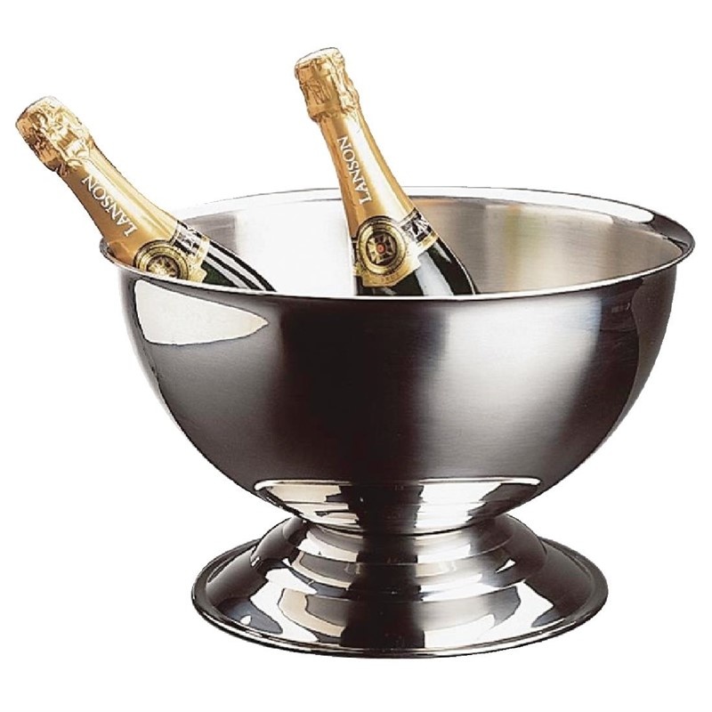APS APS Champagne bowl RVS 13.5 liter | Ø37xH24cm.