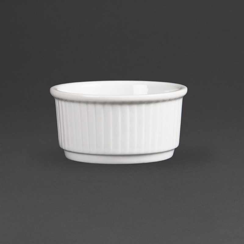 Olympia Olympia Whiteware stapelbare ramekins | Ø8,5xH4.5cm | 6 stuks, foto 2 van 3