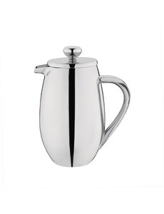 Olympia Cafetière hoogglans RVS | 0,4 Liter | Dubbelwandig