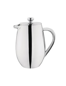 Olympia Cafetière hoogglans RVS | 0,75 Liter | Dubbelwandig