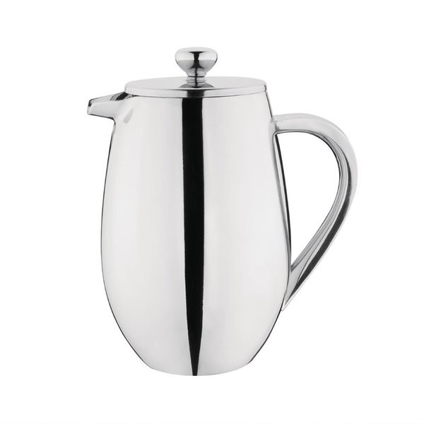 Olympia Olympia Cafetière hoogglans RVS | 0,75 Liter | Dubbelwandig