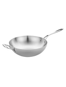 Vogue Triwall wok Ø 30,5cm | Geschikt voor inductie.