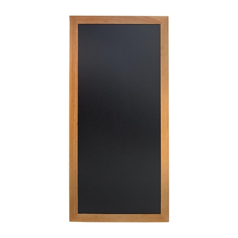 Securit Securit Lang krijtbord teak effect | Schrijfvlak: 110x46cm