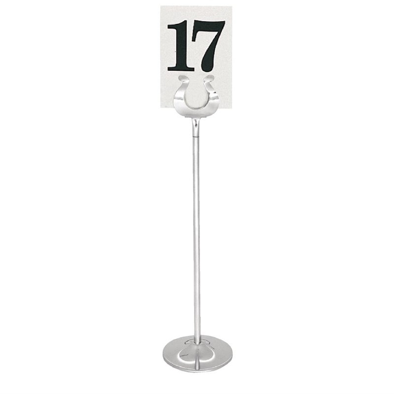 Olympia Olympia Tafelnummerhouder RVS | Hoogte 25,5cm, foto 2 van 2