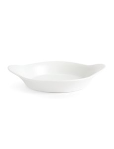 Olympia Whiteware ronde gratineerschaal | 4Hx19Bx15Dcm. | 6 stuks