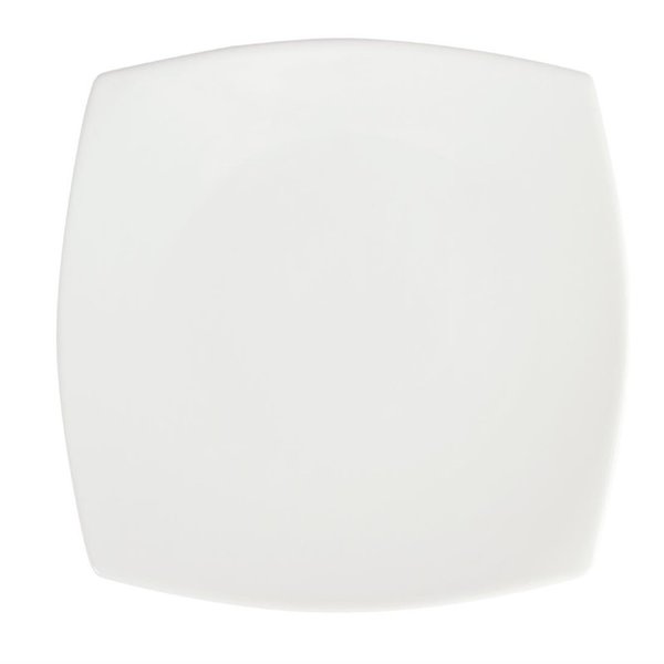 Olympia Olympia Whiteware vierkante borden met afgeronde hoeken | 24x24cm | 12 stuks