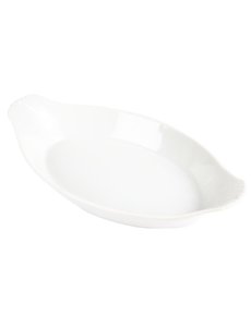 Olympia Whiteware ovale gratineerschaal | 29x16.6xH5.3cm | 6 stuks