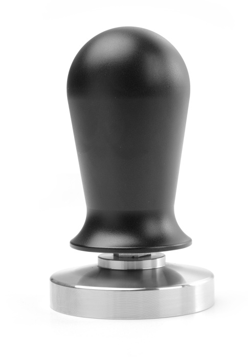Hendi Koffie tamper met veer | Hoogte 10 cm. / Ø 5.8 cm.