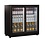 Husky Backbar koelkast met 2 schuifdeuren | C2Slide-865-BK-NL-HU | 87x52xH87cm