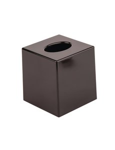 Bolero Tissue box zwart vierkant| Ideaal voor recepties en wachtruimtes