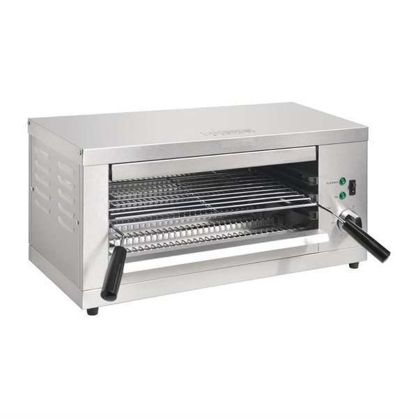 Buffalo Quartz Infraroodgrill | 230V/3800W | Bakplaat 43,6x24cm | 64,3x38,4x(H)30,2cm