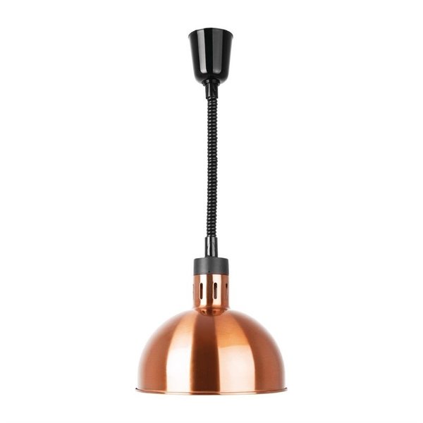 Buffalo Warmtelamp koperkleur 250W | Uittrekbaar snoer van 28cm-1,52m
