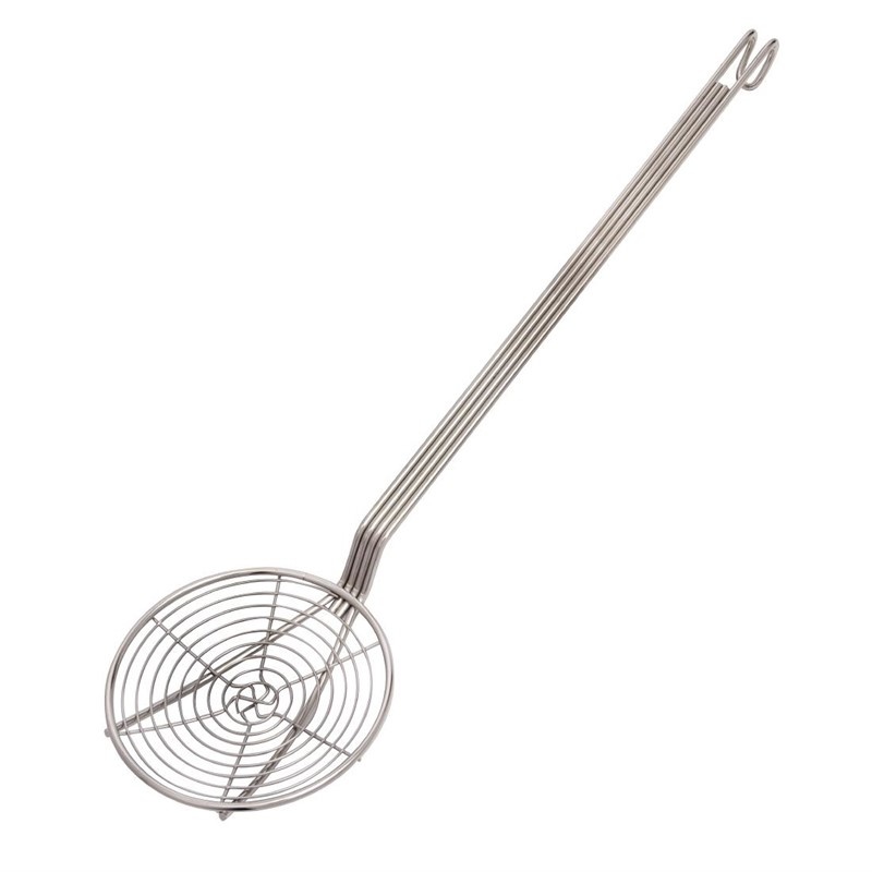 Vogue Frituurschep / schuimspaan | Ø20x(l)49cm, foto 2 van 2