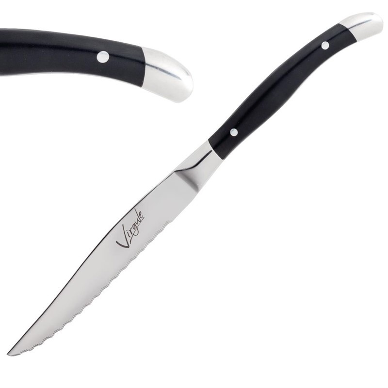 Amefa Virgule Steakmessen | Lengte 23cm | Per 12 stuks, foto 2 van 4
