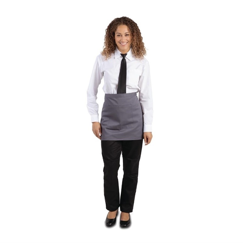 Whites Korte sloof grijs | Polyester/katoen | 37x75 cm., foto 2 van 4
