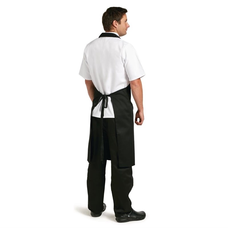 Whites Halterschort Zwart XL | Polyester/Katoen | 90(l) x 104(b)cm, foto 3 van 3