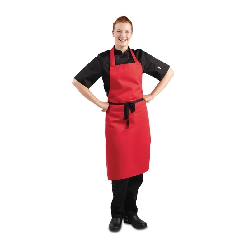 Whites Halterschort Rood | Polyester/Katoen | 71,1(l)x96,5(b)cm., foto 3 van 5