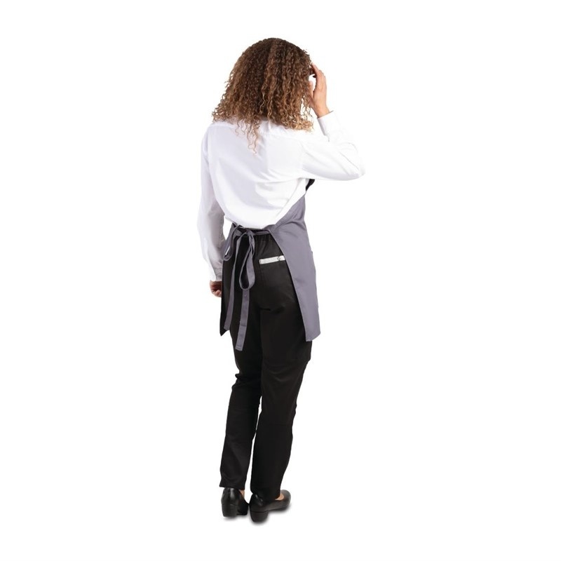 Whites Halterschort met V-hals Grijs | Polyester/Katoen | 83,8(l) x 69,8(b)cm, foto 3 van 4