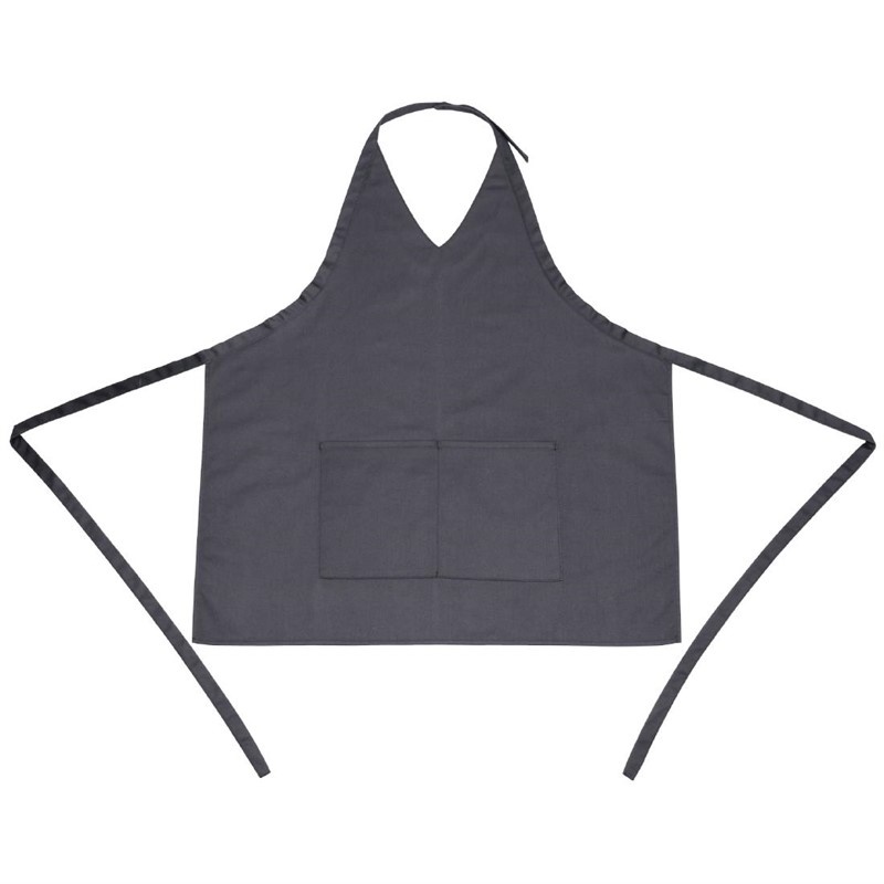 Whites Halterschort met V-hals Grijs | Polyester/Katoen | 83,8(l) x 69,8(b)cm, foto 4 van 4